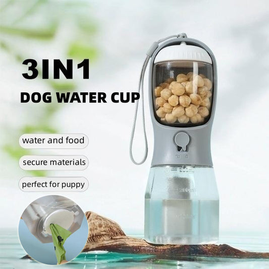 Three-in-one Portable Pet Cups